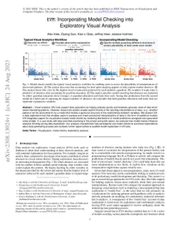 EVM: Incorporating Model Checking into Exploratory Visual Analysis