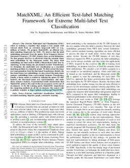 MatchXML: An Efficient Text-label Matching Framework for Extreme
  Multi-label Text Classification