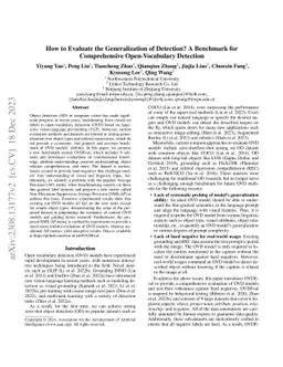 How to Evaluate the Generalization of Detection? A Benchmark for
  Comprehensive Open-Vocabulary Detection