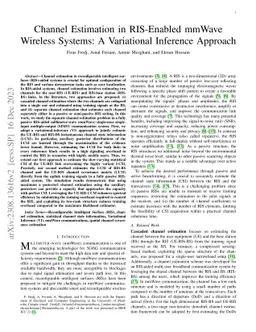 Channel Estimation in RIS-Enabled mmWave Wireless Systems: A Variational
  Inference Approach