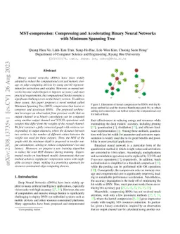 MST-compression: Compressing and Accelerating Binary Neural Networks
  with Minimum Spanning Tree