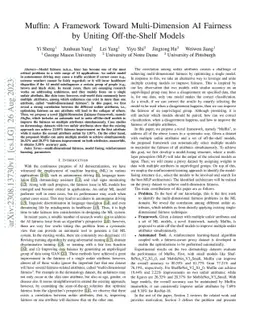 Muffin: A Framework Toward Multi-Dimension AI Fairness by Uniting
  Off-the-Shelf Models