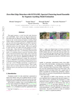 Zero-Shot Edge Detection with SCESAME: Spectral Clustering-based
  Ensemble for Segment Anything Model Estimation