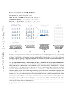 Cura: Curation at Social Media Scale