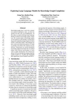 Exploring Large Language Models for Knowledge Graph Completion