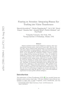 Gaze-Informed Vision Transformers: Predicting Driving Decisions Under Uncertainty