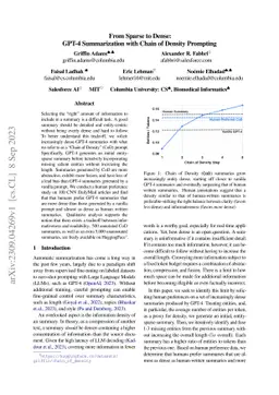From Sparse to Dense: GPT-4 Summarization with Chain of Density
  Prompting