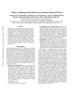 FIMO: A Challenge Formal Dataset for Automated Theorem Proving
