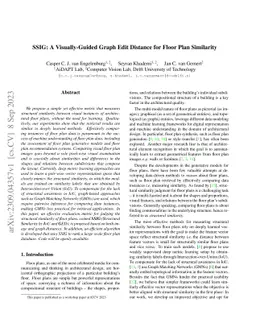 SSIG: A Visually-Guided Graph Edit Distance for Floor Plan Similarity