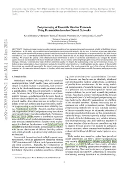 Postprocessing of Ensemble Weather Forecasts Using Permutation-invariant
  Neural Networks