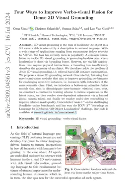 Four Ways to Improve Verbo-visual Fusion for Dense 3D Visual Grounding
