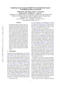 Exploring Large Language Models for Communication Games: An Empirical
  Study on Werewolf