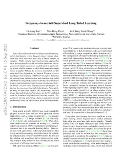 Frequency-Aware Self-Supervised Long-Tailed Learning