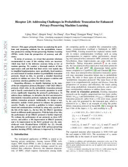Bicoptor 2.0: Addressing Challenges in Probabilistic Truncation for
  Enhanced Privacy-Preserving Machine Learning