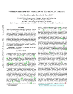 VoiceFlow: Efficient Text-to-Speech with Rectified Flow Matching