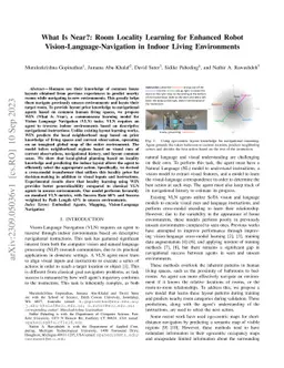 What Is Near?: Room Locality Learning for Enhanced Robot
  Vision-Language-Navigation in Indoor Living Environments