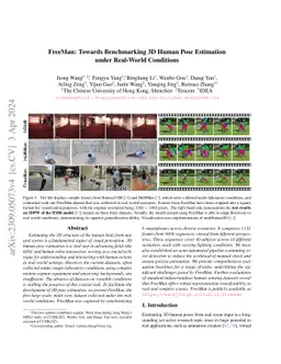 FreeMan: Towards Benchmarking 3D Human Pose Estimation under Real-World
  Conditions