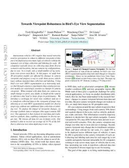Towards Viewpoint Robustness in Bird's Eye View Segmentation