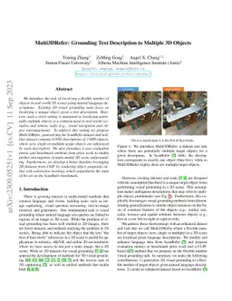 Multi3DRefer: Grounding Text Description to Multiple 3D Objects