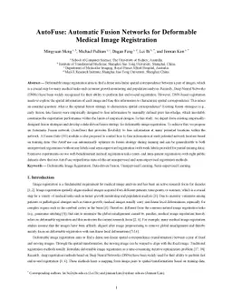AutoFuse: Automatic Fusion Networks for Deformable Medical Image Registration