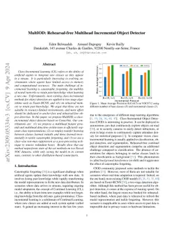 MultIOD: Rehearsal-free Multihead Incremental Object Detector