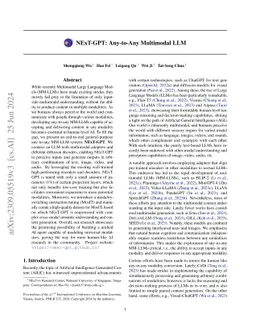 NExT-GPT: Any-to-Any Multimodal LLM