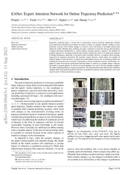 EANet: Expert Attention Network for Online Trajectory Prediction