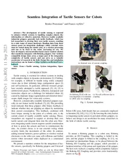 Seamless Integration of Tactile Sensors for Cobots