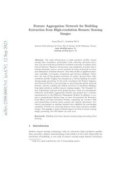 Feature Aggregation Network for Building Extraction from High-resolution
  Remote Sensing Images