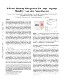 Efficient Memory Management for Large Language Model Serving with
  PagedAttention