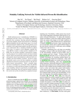 Modality Unifying Network for Visible-Infrared Person Re-Identification