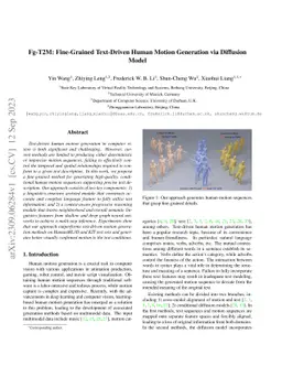 Fg-T2M: Fine-Grained Text-Driven Human Motion Generation via Diffusion
  Model