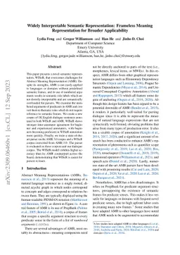 Widely Interpretable Semantic Representation: Frameless Meaning
  Representation for Broader Applicability