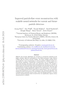 Improved particle-flow event reconstruction with scalable neural
  networks for current and future particle detectors