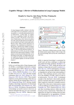 Cognitive Mirage: A Review of Hallucinations in Large Language Models