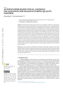 Autoencoder-Based Visual Anomaly Localization for Manufacturing Quality
  Control