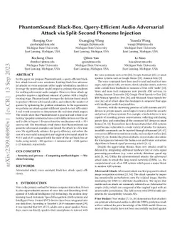 PhantomSound: Black-Box, Query-Efficient Audio Adversarial Attack via
  Split-Second Phoneme Injection