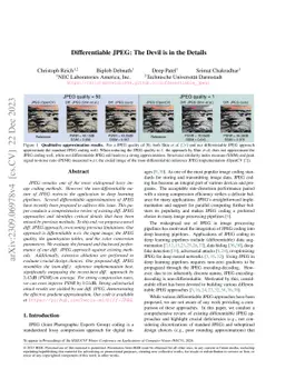 Differentiable JPEG: The Devil is in the Details