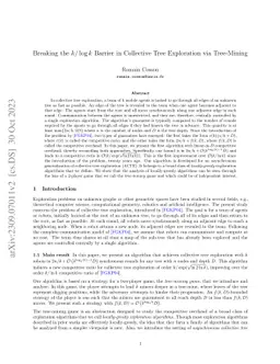Breaking the k/log k Barrier in Collective Tree Exploration via
  Tree-Mining