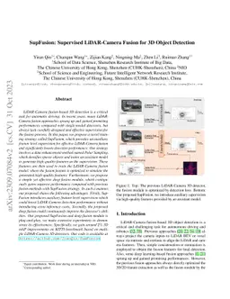 SupFusion: Supervised LiDAR-Camera Fusion for 3D Object Detection