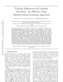 Finding Influencers in Complex Networks: An Effective Deep Reinforcement
  Learning Approach