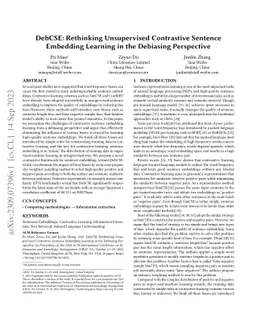 DebCSE: Rethinking Unsupervised Contrastive Sentence Embedding Learning
  in the Debiasing Perspective