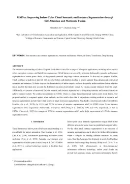 JSMNet Improving Indoor Point Cloud Semantic and Instance Segmentation
  through Self-Attention and Multiscale