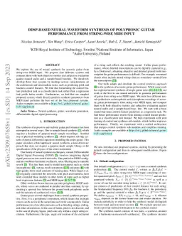 DDSP-based Neural Waveform Synthesis of Polyphonic Guitar Performance
  from String-wise MIDI Input