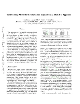 Text-to-Image Models for Counterfactual Explanations: a Black-Box
  Approach