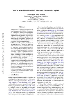 Bias in News Summarization: Measures, Pitfalls and Corpora