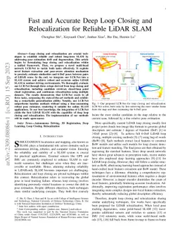 Fast and Accurate Deep Loop Closing and Relocalization for Reliable
  LiDAR SLAM