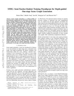 STDG: Semi-Teacher-Student Training Paradigram for Depth-guided
  One-stage Scene Graph Generation