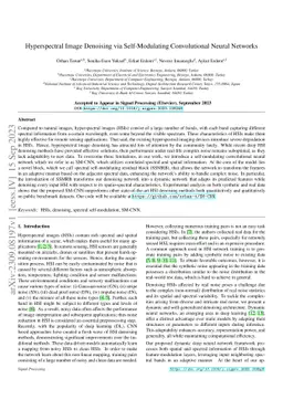 Hyperspectral Image Denoising via Self-Modulating Convolutional Neural
  Networks