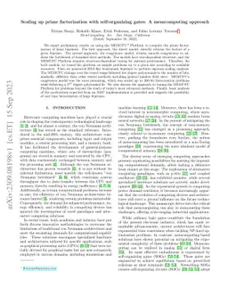 Scaling up prime factorization with self-organizing gates: A
  memcomputing approach